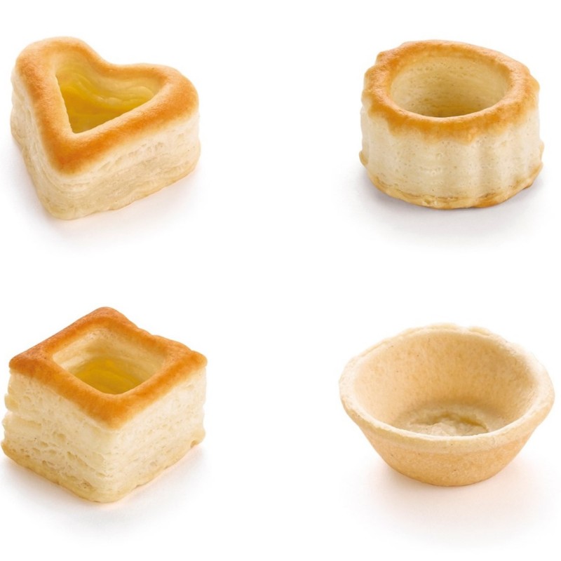 Collection of 4 mini puff pastries-18